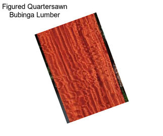 Figured Quartersawn Bubinga Lumber