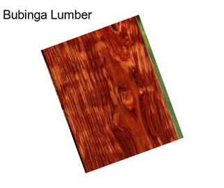 Bubinga Lumber