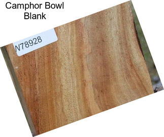 Camphor Bowl Blank