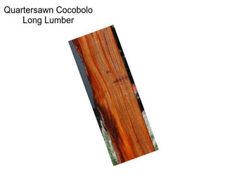 Quartersawn Cocobolo Long Lumber