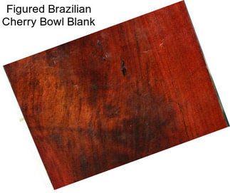 Figured Brazilian Cherry Bowl Blank