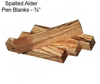 Spalted Alder Pen Blanks - ¾”