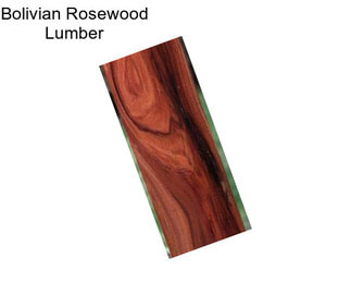 Bolivian Rosewood Lumber