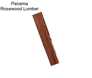 Panama Rosewood Lumber