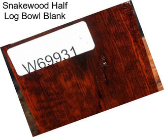 Snakewood Half Log Bowl Blank