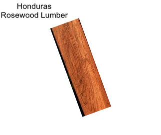 Honduras Rosewood Lumber