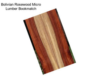 Bolivian Rosewood Micro Lumber Bookmatch