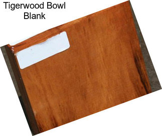 Tigerwood Bowl Blank