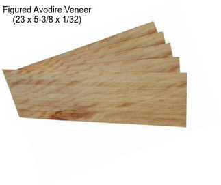 Figured Avodire Veneer (23\