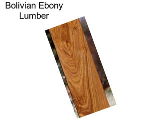 Bolivian Ebony Lumber