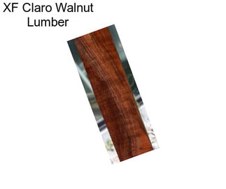XF Claro Walnut Lumber