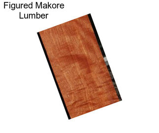 Figured Makore Lumber