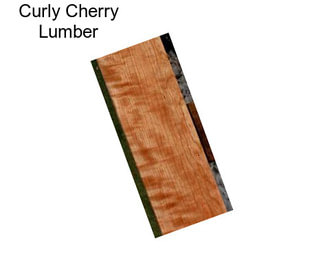 Curly Cherry Lumber