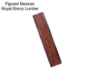 Figured Mexican Royal Ebony Lumber