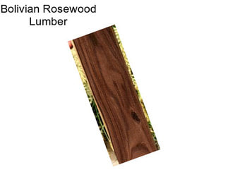 Bolivian Rosewood Lumber