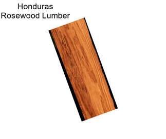 Honduras Rosewood Lumber