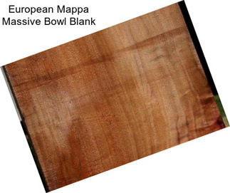 European Mappa Massive Bowl Blank
