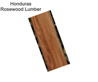 Honduras Rosewood Lumber