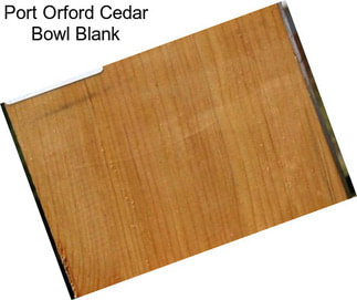 Port Orford Cedar Bowl Blank