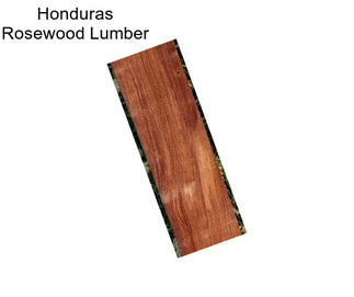 Honduras Rosewood Lumber