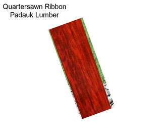 Quartersawn Ribbon Padauk Lumber