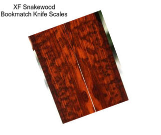 XF Snakewood Bookmatch Knife Scales