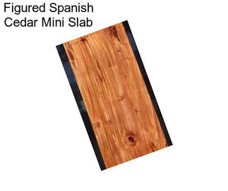 Figured Spanish Cedar Mini Slab