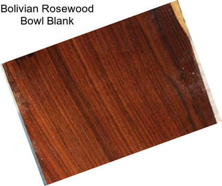 Bolivian Rosewood Bowl Blank