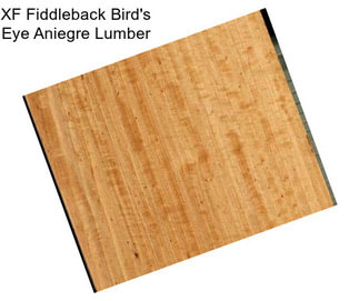 XF Fiddleback Bird\'s Eye Aniegre Lumber