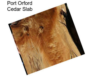 Port Orford Cedar Slab