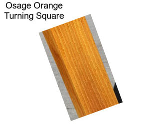 Osage Orange Turning Square