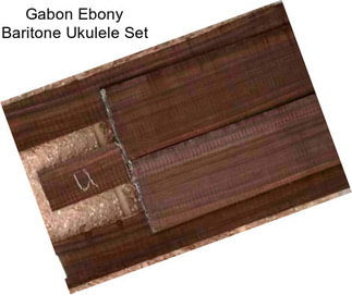 Gabon Ebony Baritone Ukulele Set