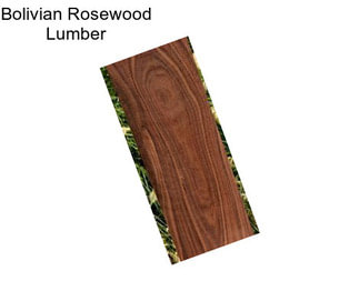 Bolivian Rosewood Lumber