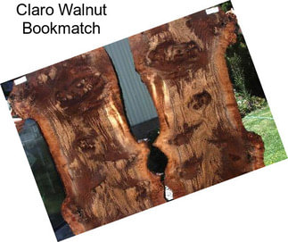 Claro Walnut Bookmatch