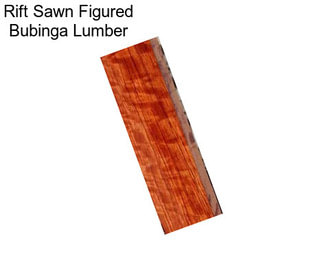 Rift Sawn Figured Bubinga Lumber