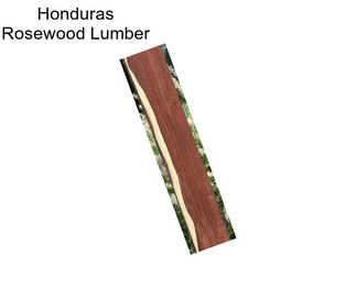 Honduras Rosewood Lumber