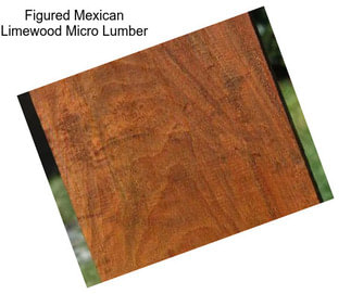 Figured Mexican Limewood Micro Lumber