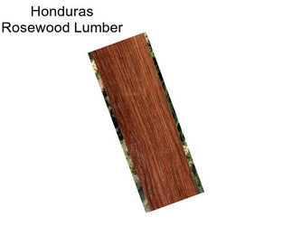 Honduras Rosewood Lumber