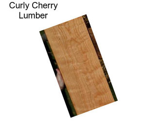 Curly Cherry Lumber