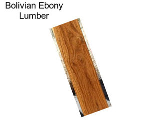 Bolivian Ebony Lumber