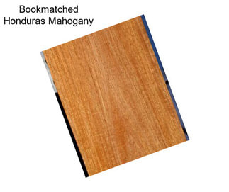 Bookmatched Honduras Mahogany