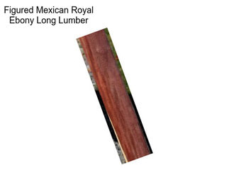 Figured Mexican Royal Ebony Long Lumber