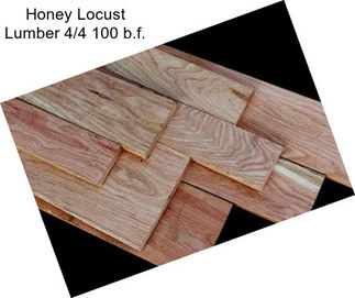 Honey Locust Lumber 4/4 100 b.f.