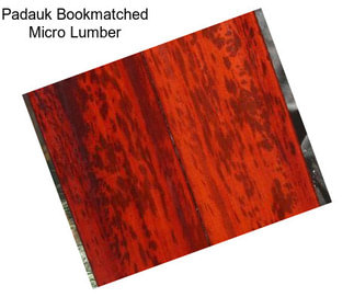 Padauk Bookmatched Micro Lumber