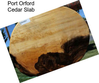 Port Orford Cedar Slab