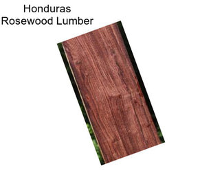 Honduras Rosewood Lumber