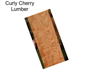 Curly Cherry Lumber
