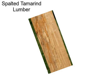 Spalted Tamarind Lumber