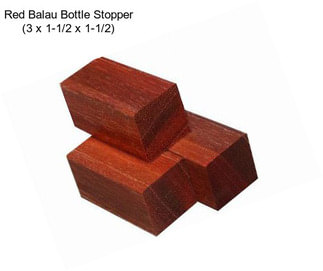 Red Balau Bottle Stopper (3\