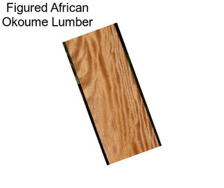 Figured African Okoume Lumber